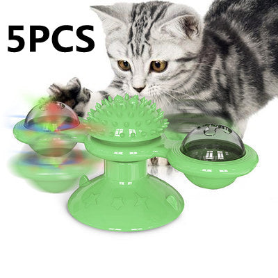 Cat Rotating Windmill Multi-Function Toys Itch - allqualityexpress