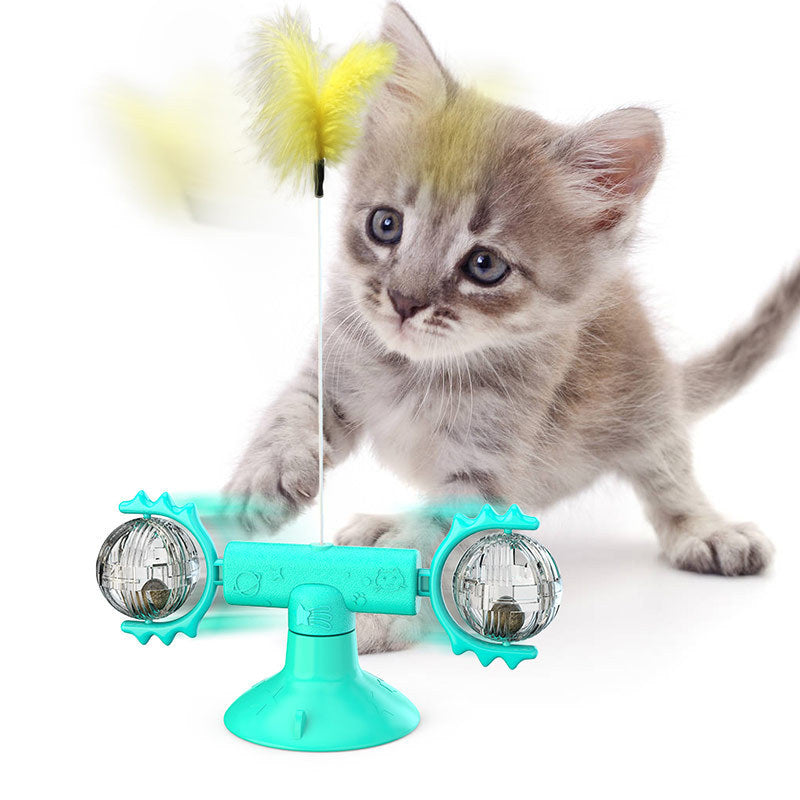 Cat Rotating Windmill Multi-Function Toys Itch - allqualityexpress