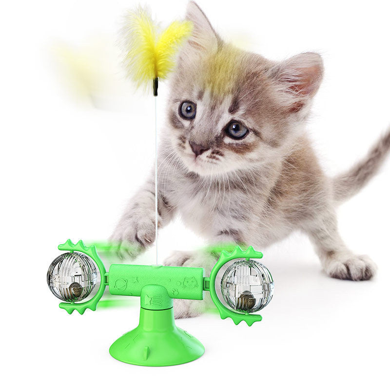 Cat Rotating Windmill Multi-Function Toys Itch - allqualityexpress