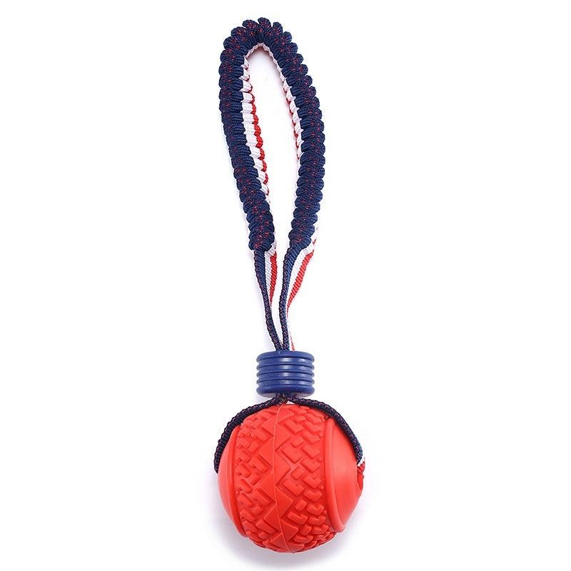 Interactive Dog Toy Ball With Rope - allqualityexpress