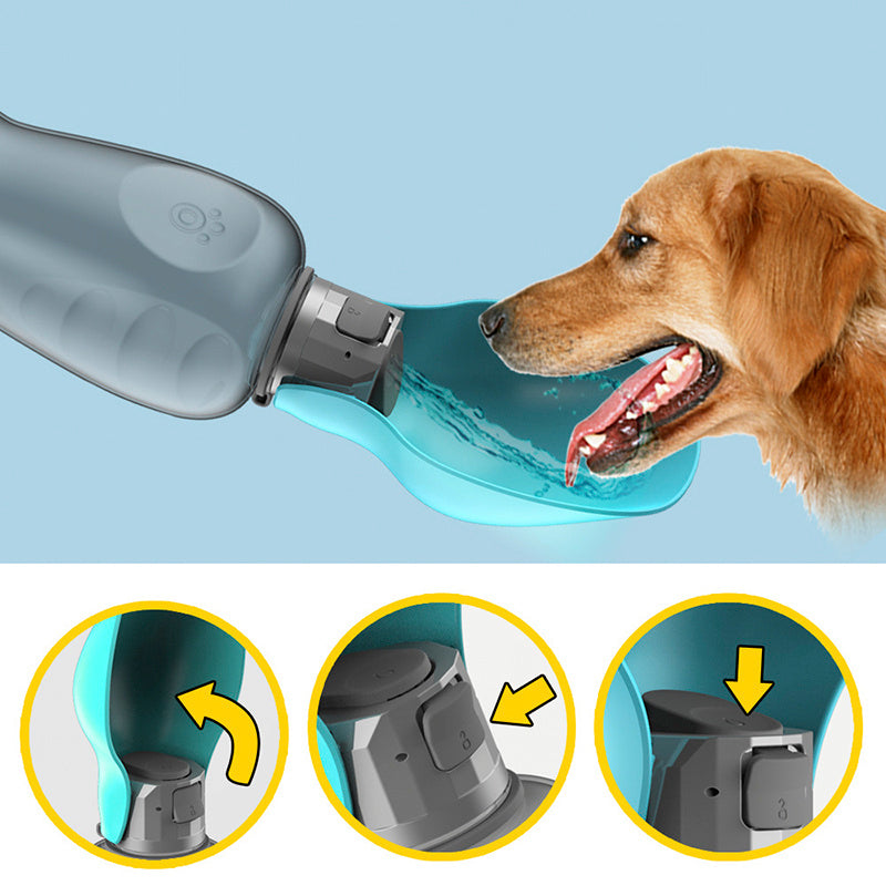 800ml Pet Water Bottle Portable High Capacity Leakproof - allqualityexpress