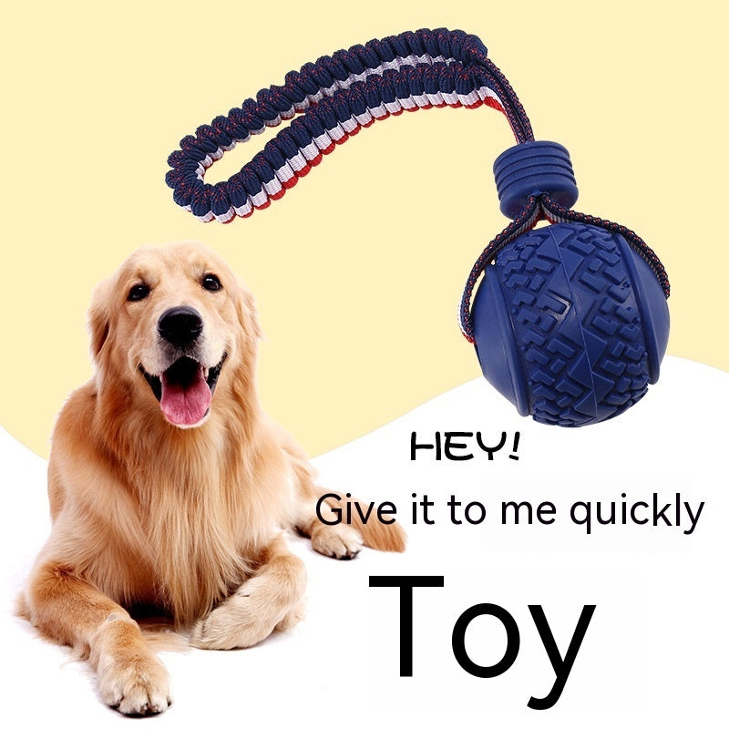 Interactive Dog Toy Ball With Rope - allqualityexpress