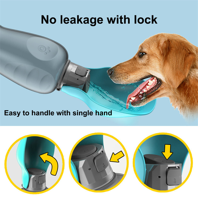 800ml Pet Water Bottle Portable High Capacity Leakproof - allqualityexpress