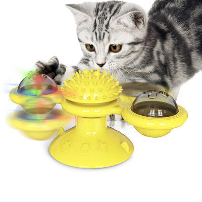 Cat Rotating Windmill Multi-Function Toys Itch - allqualityexpress