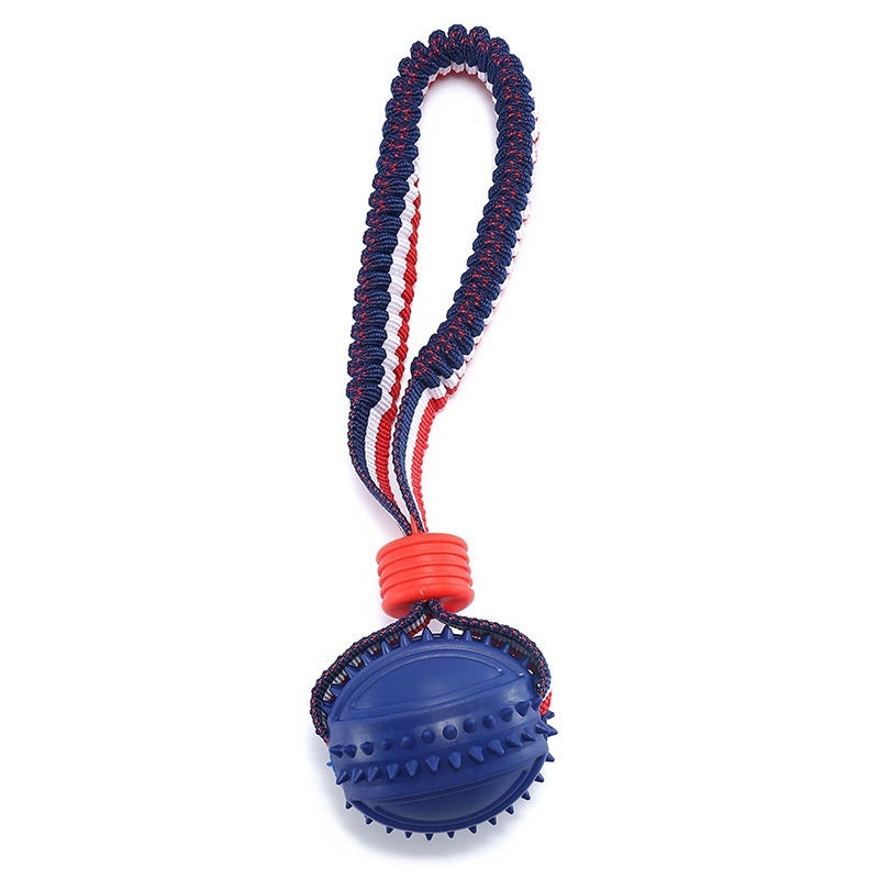 Interactive Dog Toy Ball With Rope - allqualityexpress