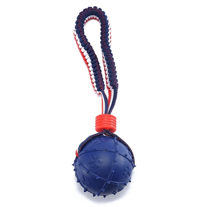 Interactive Dog Toy Ball With Rope - allqualityexpress