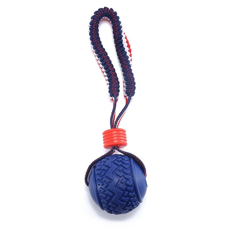 Interactive Dog Toy Ball With Rope - allqualityexpress