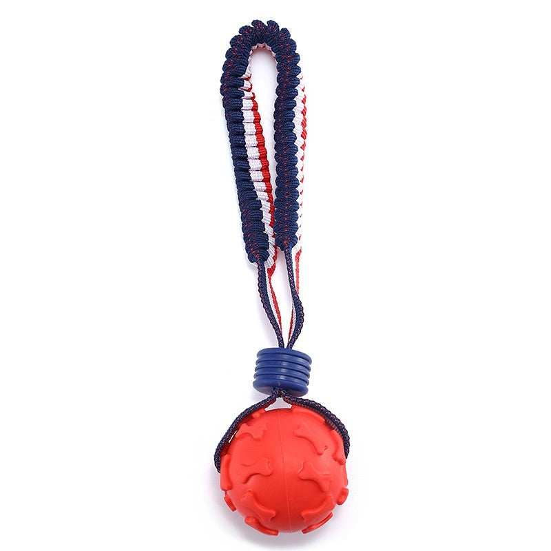 Interactive Dog Toy Ball With Rope - allqualityexpress