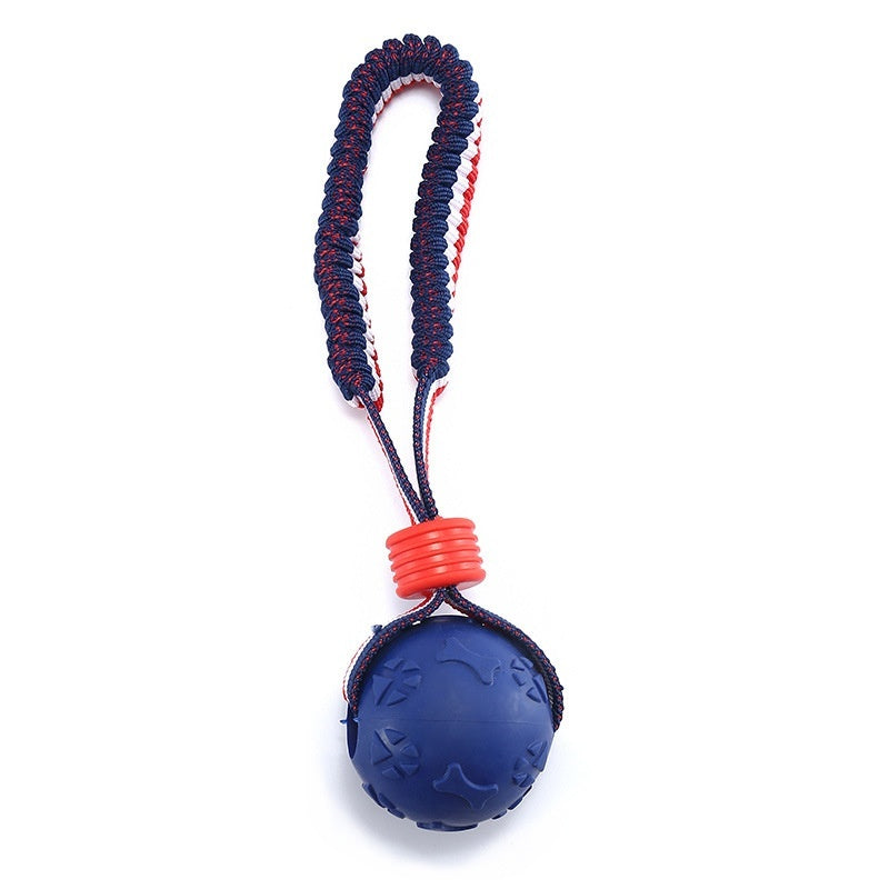 Interactive Dog Toy Ball With Rope - allqualityexpress