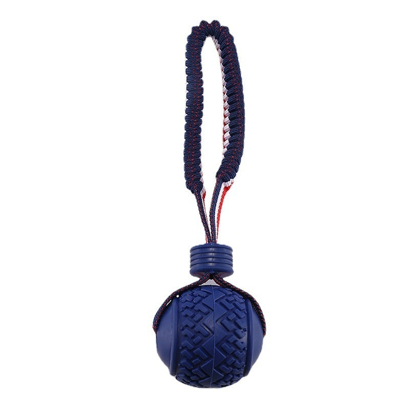 Interactive Dog Toy Ball With Rope - allqualityexpress